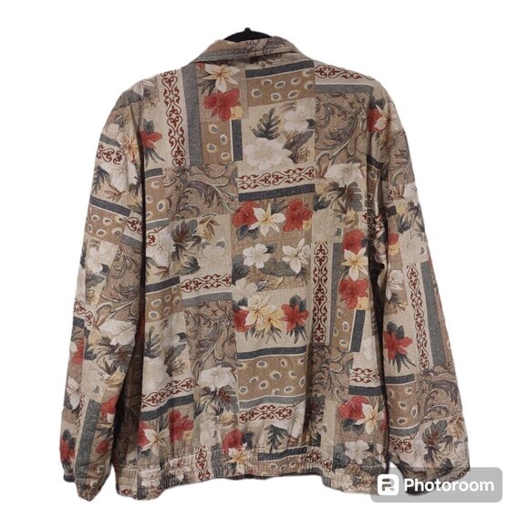 Vital Zone Vintage Women's Silk Jacket Size Large - Picture 2 of 9